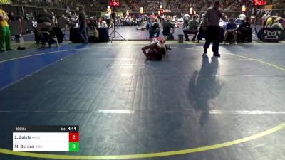 185 lbs Round Of 16 - Lukas Zalota, Malvern Prep vs Marquez Gordon, Bishop McCort