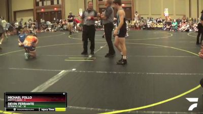 138 lbs Quarterfinals (8 Team) - Michael Follo, Smitty`s Barn vs Devin Ferrante, EsteBuilt WC