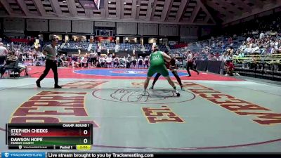 2A-285 lbs Champ. Round 1 - Dawson Hope, Murray County vs Stephen Cheeks, Vidalia