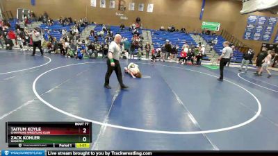 115 lbs 1st Place Match - Taitum Koyle, Champions Wrestling Club vs Zack Kohler, Wasatch