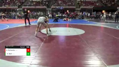 132 lbs Quarterfinal - Hunter Ball, Westlake vs Scott Richards, Belgrade Wrestling Club