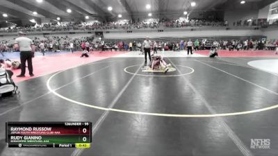 95 lbs Cons. Round 2 - Rudy Gianino, Bonhomme Wrestling-AAA  vs Raymond Russow, Joplin Youth Wrestling Club-AAA 