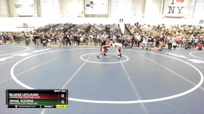 106 lbs Semifinal - Izmail Kuchma, Mongoose Elite Wrestling vs Bladge Letlough, Journeymen Wrestling Club