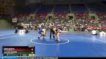 160 lbs Placement Matches (8 Team) - Zach Booth, W3-Dickinson vs Colton Mewes, W4-Jamestown