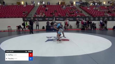 72 kg Cons 16 #1 - Kolbi Caffey, Carbondale Wrestling Club vs Nick Tarpley, New York Athletic Club