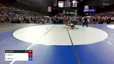 113 lbs Cons 16 #2 - Jack Baron, Pennsylvania vs Garrett Beane, Missouri