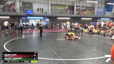 85 lbs Round 9 (10 Team) - Bennett Leonards, Alabama Elite White vs Adler Flavin, Rabbit WC