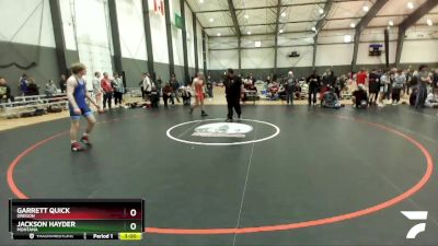 145 lbs Cons. Round 3 - Garrett Quick, Oregon vs Jackson Hayder, Montana