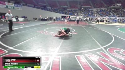 4A-126 lbs Semifinal - Jayce Miller, Sweet Home vs Hans Kamm, Cascade