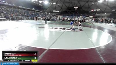 77 lbs Cons. Round 2 - Cael Bittner, UP Vikings Wrestling Club vs Mason Taft, Mt Spokane Wrestling Club