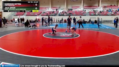 63-65 lbs Round 1 - Harrison Mitten, CORE Wrestling vs Jack Simon, Smoky Mountain Youth Wrestling