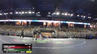 190 lbs Cons. Round 6 - Jay Eversole, Lakeway Christian Academy vs Tobby Rooney, Jensen Beach