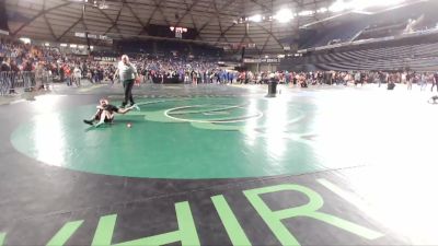 45 lbs Cons. Round 2 - Claydon Bruggeman, Blaine Barracudas Wrestling Club vs Ronin Questad, Okanogan Underground