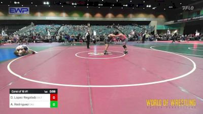 200 lbs Consi Of 16 #1 - Damien Lopez Regalado, Celtic Wrestling vs Andres Rodriguez, California Grapplers