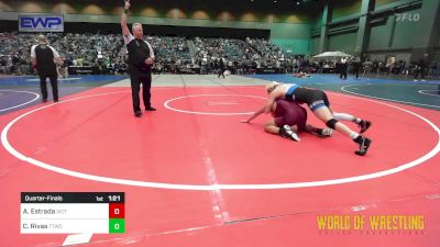 126 lbs Quarterfinal - Adan Estrada, Victory Wrestling Club,wa vs Caleb Rivas, Tulare Titans Wrestling Club