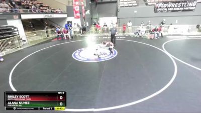 59-64 lbs Quarterfinal - Alana Nunez, Pounders WC vs Rhiley Scott, Delta Wrestling Club