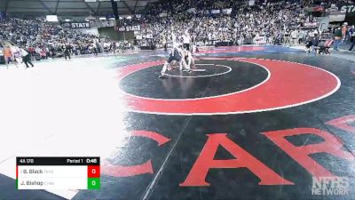 4A 170 lbs Cons. Round 3 - Baylor Black, Tahoma vs Judah Bishop, Chiawana