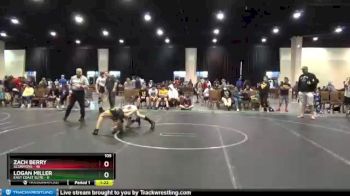 105 lbs Round 4 (6 Team) - Zach Berry, Scorpions vs Logan Miller, East Coast Elite