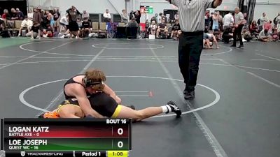 120 lbs Round 4 (8 Team) - Loe Joseph, Quest WC vs Logan Katz, Battle Axe