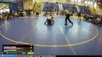120 lbs Round 2 (8 Team) - Jayden Morris, Roundtree Wrestling Academy vs Evan Martinez, Attack