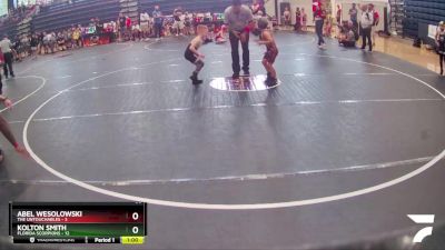 50 lbs Round 1 (8 Team) - Kolton Smith, Florida Scorpions vs Abel Wesolowski, The Untouchables