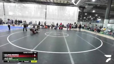 109 lbs Cons. Round 3 - Leland Mendez, Grizzly Wrestling Club vs Alif Rafi, Lil Bro Wrestling Club