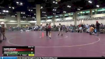 107 lbs Round 9 (10 Team) - Alexis Brown, Brutal Beauties vs Gracie Guarino, Charlie`s Angels-IL Pink