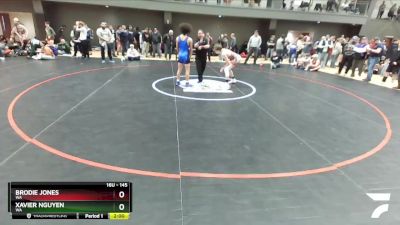 145 lbs Cons. Round 1 - Brodie Jones, WA vs Xavier Nguyen, WA