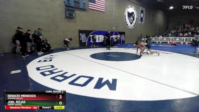 106 lbs Cons. Round 2 - Ignacio Mendoza, Golden Valley vs Joel Rojas, Sierra Pacific