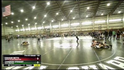 125 lbs Cons. Round 3 - Cougar Betts, Uintah Jr High Wrestling vs Cameron Stewart, Team Prestige