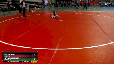 45 lbs Semis & 1st Wrestleback (8 Team) - Nolan Williard, Bemidji vs Cole Kontz, Canby