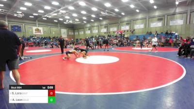 140 lbs Consi Of 8 #2 - Sonny Lora, South vs Arnulfo Leon, Golden Valley