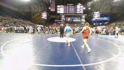 127 lbs Cons 32 #2 - Amelia Poplawski, Wisconsin vs Lucia Schlapfer, Montana