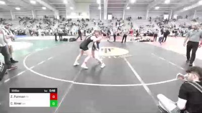 126 lbs Consolation - Zoe Furman, PA vs Ciara Riner, WV