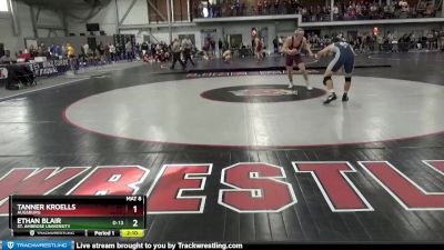 165 lbs Champ. Round 2 - Tanner Kroells, Augsburg vs Ethan Blair, St. Ambrose University