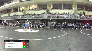 132 lbs Round 5 (8 Team) - Kaedun Goodman, Kearney vs Jameal Agnew, Manhattan