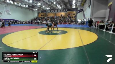 115 Girls Quarterfinal - Birta McCaskill, Mira Mesa vs LilyAna Pence-Villa, Calipatria