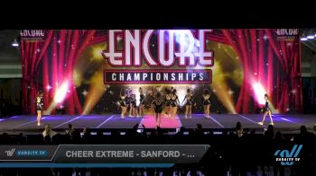 Cheer Extreme - Sanford - Junior Black [2022 L4 Junior 12/11/2022] 2022 Encore Baltimore Showdown