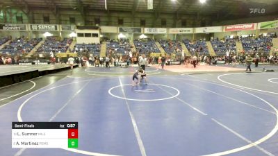 37 lbs Semifinal - Liam Sumner, Mile High North vs Alejandro Martinez, Pomona Elite