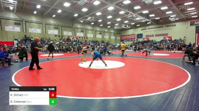 154 lbs Consi Of 16 #1 - Kenneth Schalz, Dos Palos vs Stephen Coleman, Bullard