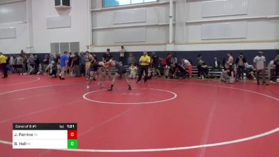 138-C lbs Consi Of 8 #1 - Josh Perrino, PA vs Braydon Hall, MI