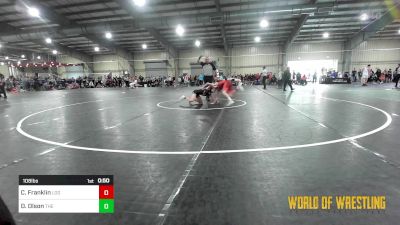 108 lbs Round Of 32 - Chase Franklin, Legends Of Gold vs Dominic Olson, The Best Wrestler