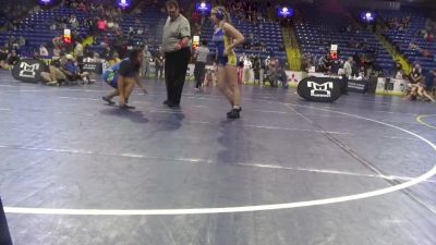 150 lbs Quarterfinal - Ava Lee Williams, General McLane vs Kimberly Munoz, Reading