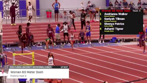 Women's 60m, Prelims 5