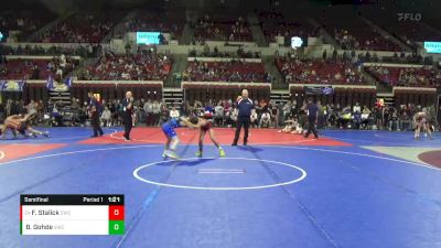 98 lbs Semifinal - Finn Stalick, Sheridan Wrestling Club vs Brody Gohde, Summit Wrestling Club