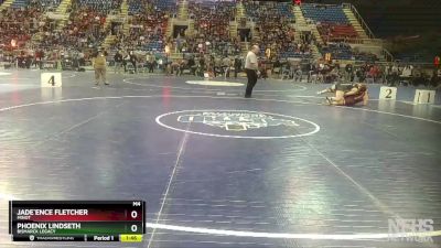 190 lbs Semifinal - Phoenix Lindseth, Bismarck Legacy vs Jade`ence Fletcher, Minot