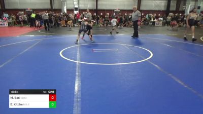 66 lbs Quarterfinal - Marcello Bari, Cordoba Trained vs Baine Kitchen, Old Bridge