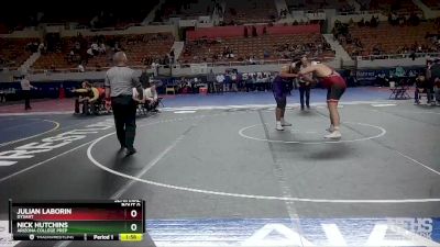 D3-285 lbs Semifinal - Nick Hutchins, Arizona College Prep vs Julian Laborin, Dysart