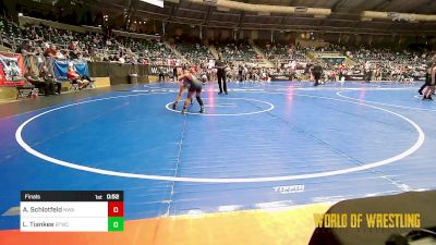 76 lbs Final - Adison Schlotfeld, Nebraska Wrestling Academy vs Luci Tiankee, Bitetto Trained Wrestling