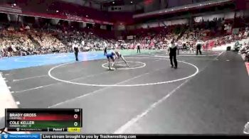 126 lbs D2/d3 - Semi-finals (sat 10:00am.) - Brady Gross, Coleman vs Cole Keller, Random Lake